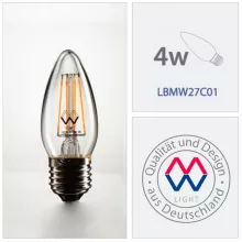 Светодиодная лампочка MW-Light Filament LBMW27C01 купить с доставкой по России