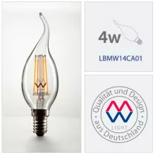 Светодиодная лампочка MW-Light Filament LBMW14CA01 купить с доставкой по России